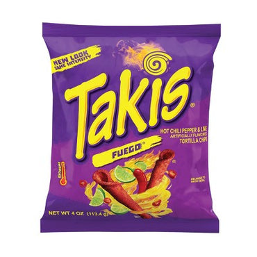Takis Rolled Fuego Tortilla Chips 113g