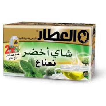 العطارشاي أخضر بالنعناع - 24 كيس