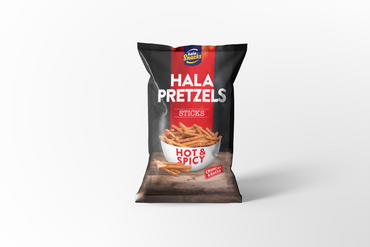 Hala Snacks Pretzels Sticks Hot & Spicy 30g