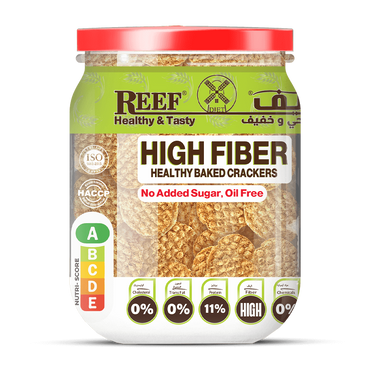 REEF Healthy High-Fiber Crackers No Add Sugar 100g