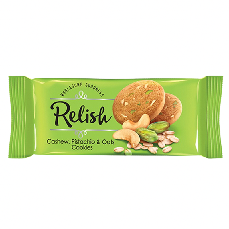 Relish Cashew Pistachio And Oats Cookies 21g