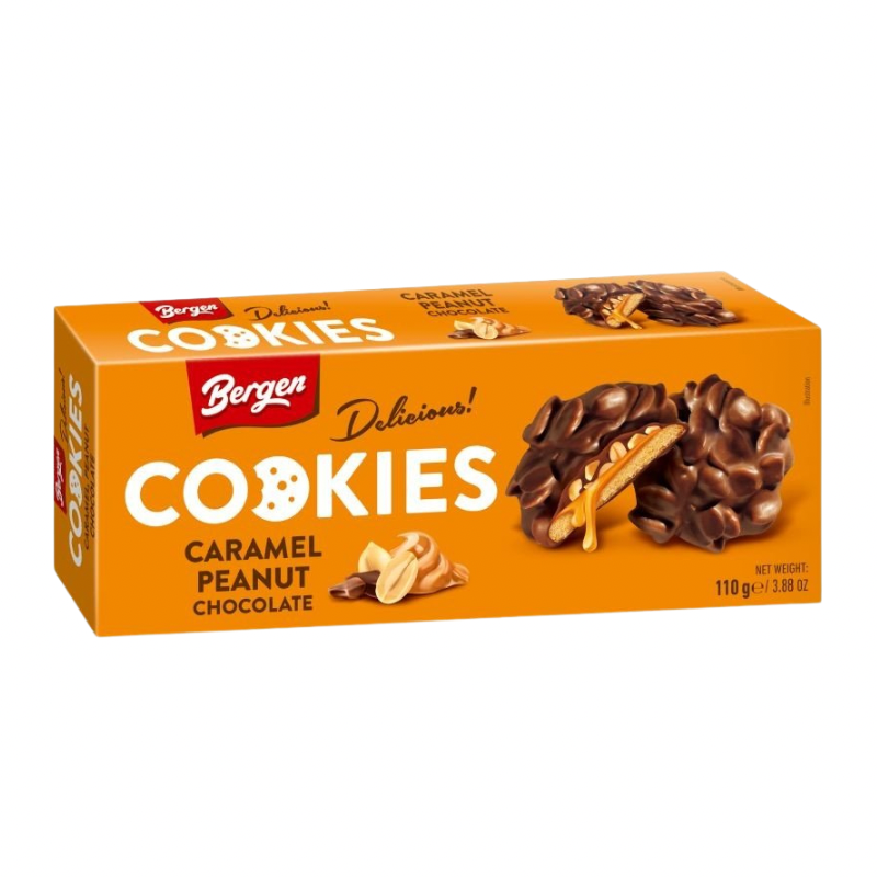 Bergen Caramel Peanut Chocolate Cookies 110g