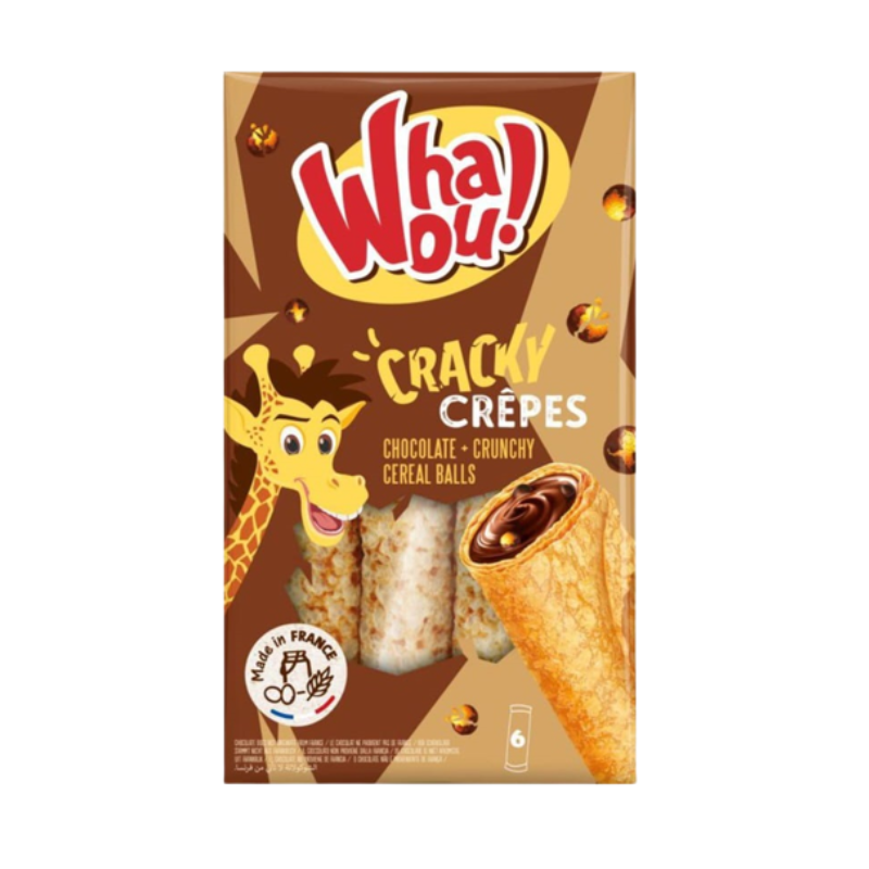 Whaou Crunchy Cereal Balls with Chocolate Crepes 6x32g (192g)