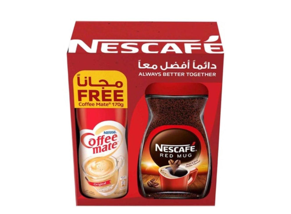 Nescafé Red Mug 190g+Coffee Mate 170 g Free