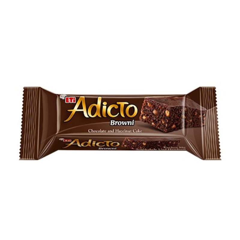 Eti Adicto Brownie Chocolate & Hazelnut Cake 40 g