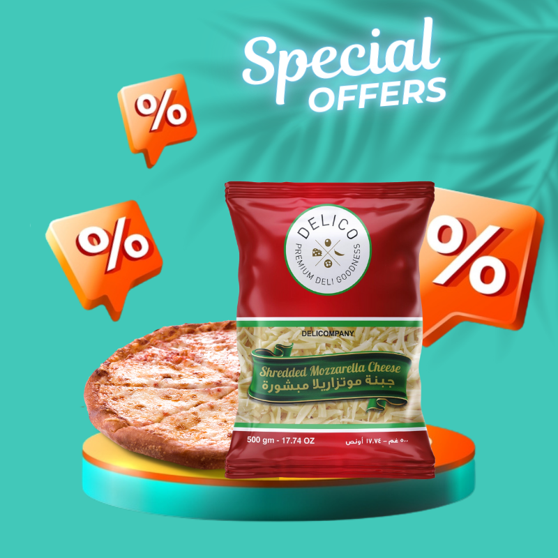 Delico Shredded Mozzarella 200g