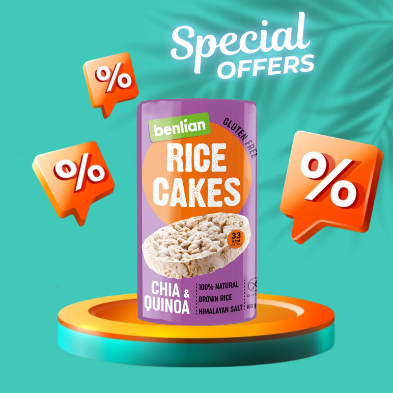 Benlian Rice Cakes Chia & Quinoa 100 g