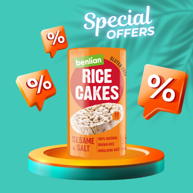 Benlian Rice cakes Sesame & Salt 100 g