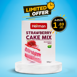 Herman Strawberry Cake Mix 500g