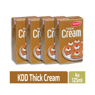 KDD Thick Cream 125ml x 4 Pcs