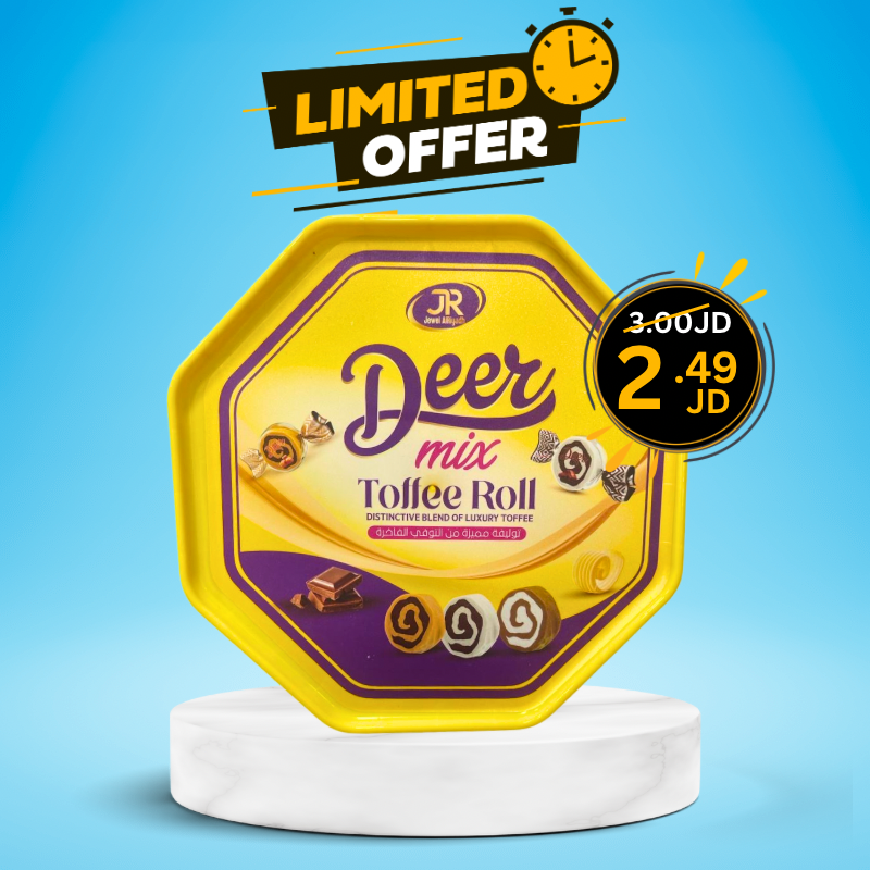 Deer Toffee Mix Roll 650g