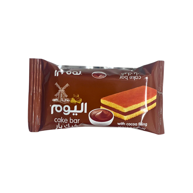 Alyoum Cake Bar With Cocoa Filling 25g