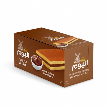 Alyoum Cake Bar With Cocoa Filling 25g