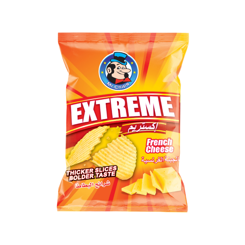 Mr. Chips Extreme French Cheese 72g