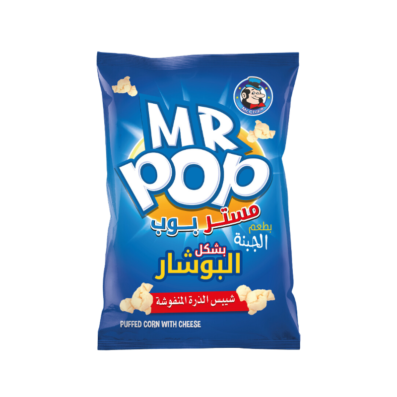 Mr Chips Mr Pop Puffed Corn With Cheese 20g