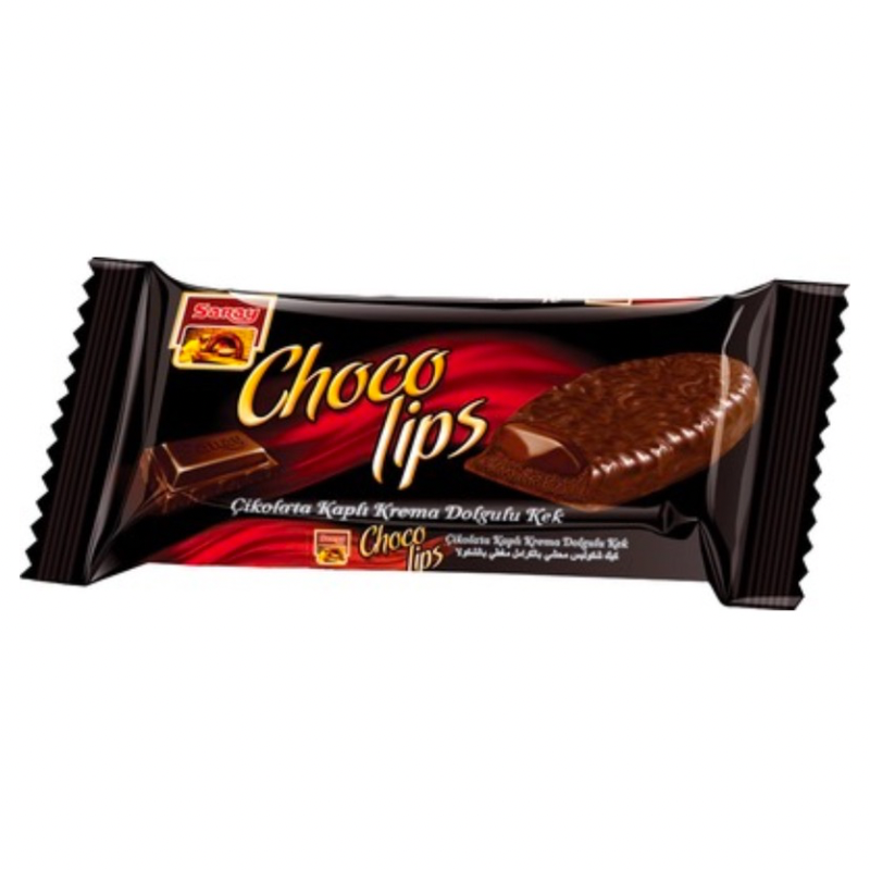 Saray Choco Lips Chocolate Cake with Cream Filling 35g