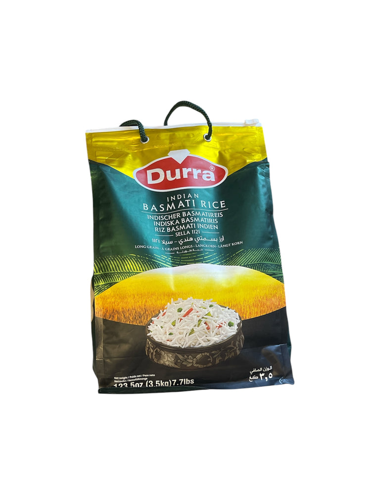 Durra indian basmati rice 3.5 kg