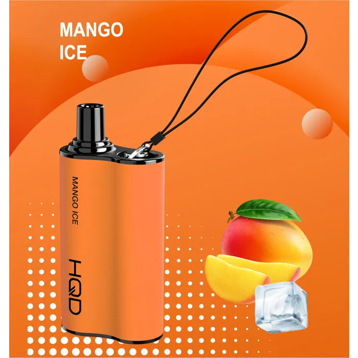 HQD Box Nicotine Disposable Vape 5500 Puff - Mango Ice
