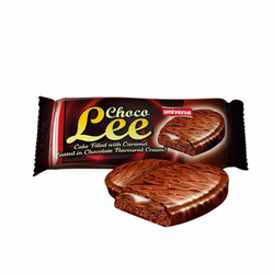 Jabri Choco Lee Cake Filled with Caramel Coated in Flavored Chocolate 32g