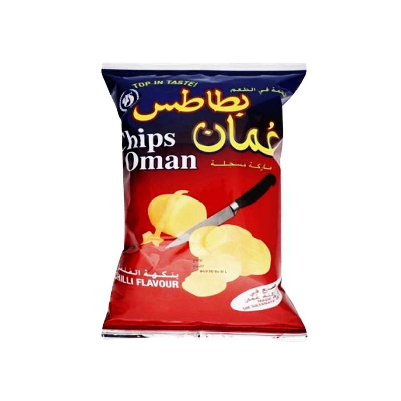 شيبس عمان بنكهة الفلفل الحار 50 جرام