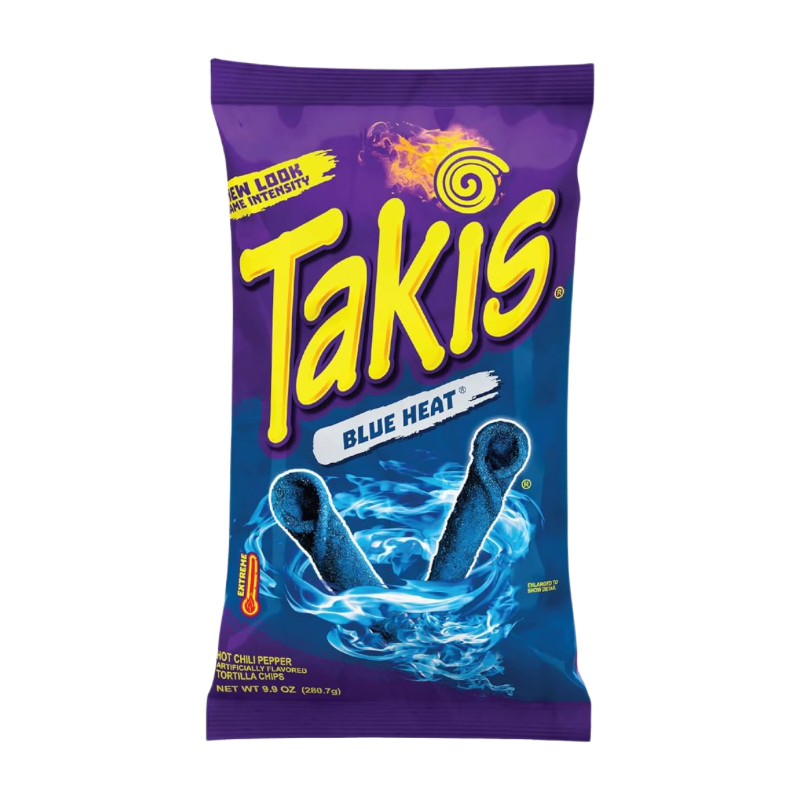 Takis Blue Heat Rolled Tortilla Chips 56g