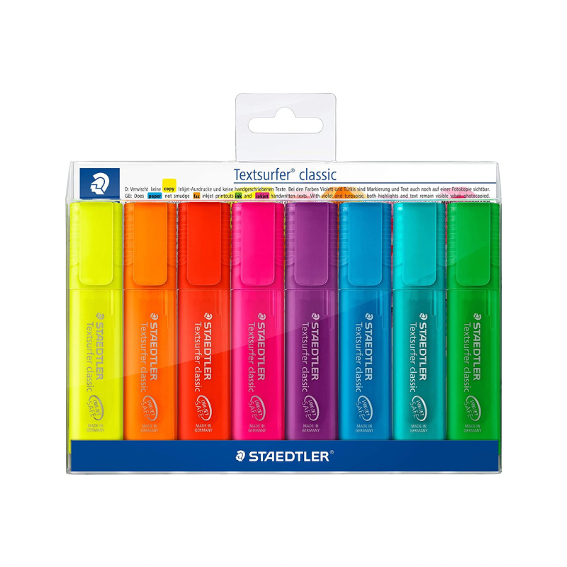 Staedtler Highlighters 8 Pcs