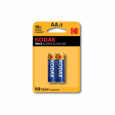 Kodak Max Super Alkaline AA x2