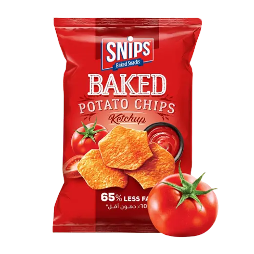 Snips Baked Potato Chips Ketchup 120g