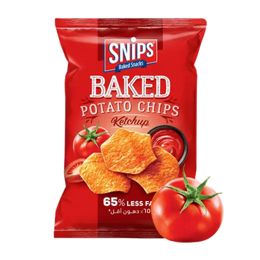 Snips Baked Potato Chips Ketchup 120g