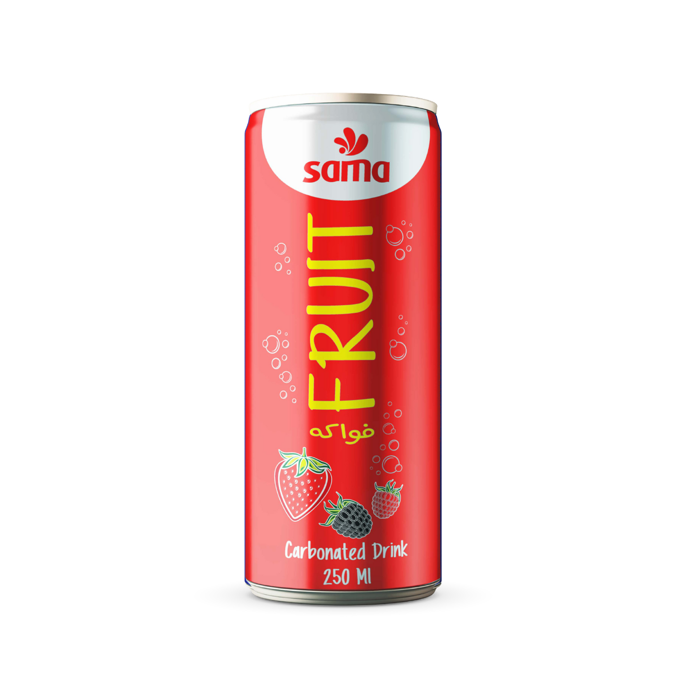 Sama Red Fruit Carbonated Drink 250 ml