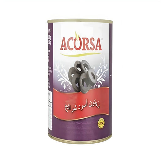 Acorsa Sliced Black Olives 350g