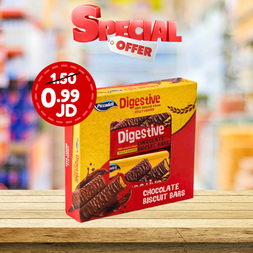 Piccadeli Digestive Chocolate Biscuit Bars 224g
