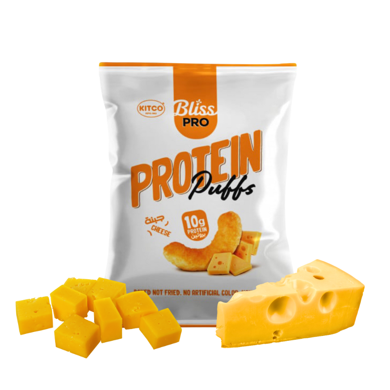 Kitco Bliss Chips Cheese Protein Puffs 50g