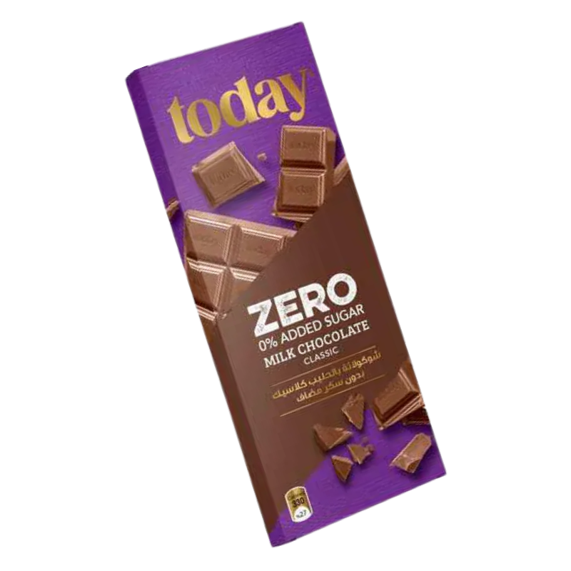 Today Milk Chocolate Classic Zero Sugar 65g