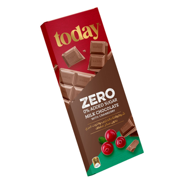 Today Milk Chocolate with Cranberry No added Sugar 65g