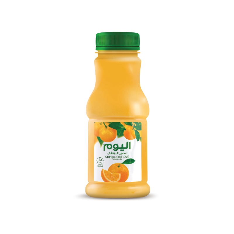 Alyoum Orange Juice No Added Sugar 250ml