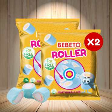 Bebeto Roller Marshmallow 60g x 2 Pcs