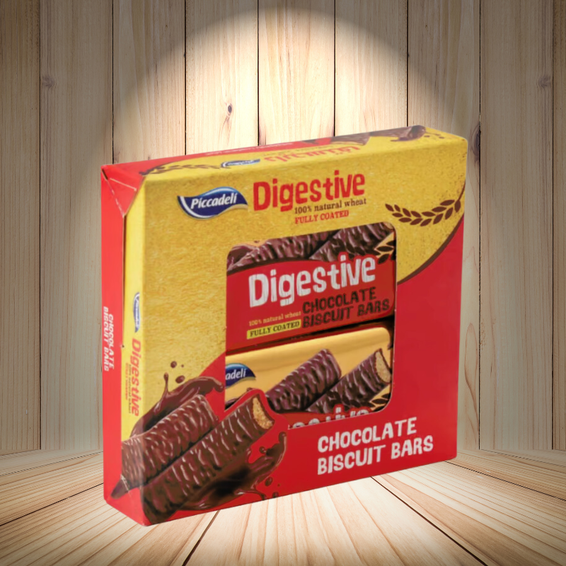 Piccadeli Digestive Chocolate Biscuit Bars 224g