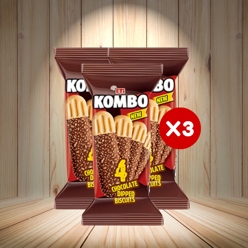 ETI Kombo Chocolate Fingers 44g x 3 Pcs