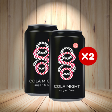G Cola Might Sugar Free 330ml x 2 Pcs