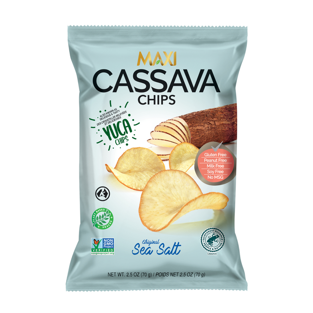 Maxi Cassava Chips Original Sea Salt 70g