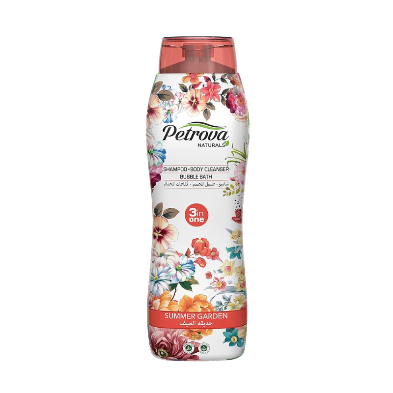 Petroua Shampoo & Body Cleanser Summer Garden 3 in One 800 ml