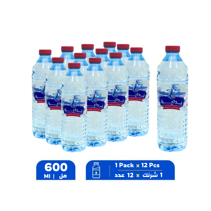 Bedaya Water 600 ml x 12 pieces