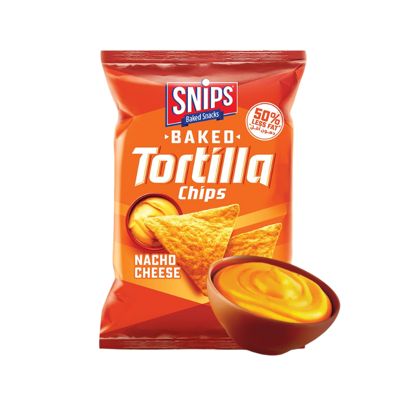 Snips Baked Tortilla Chips Nacho Cheese 30g