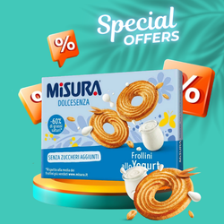 Misura Yogurt Biscuits Dolcesenza No Sugar Added 400g