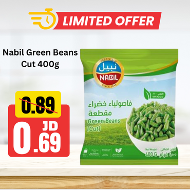 Nabil Green Beans Cut 400g