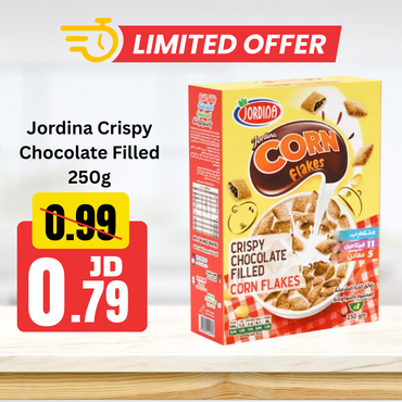 Jordina Corn Flakes Crispy Chocolate Filled  250g