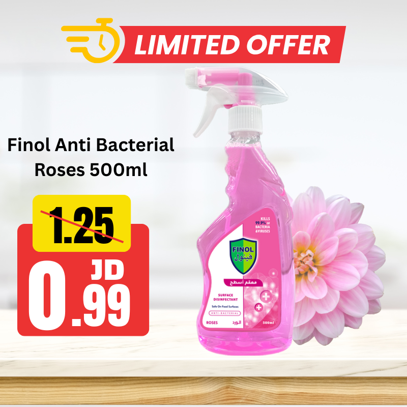 Finol Anti Bacterial Roses 500ml