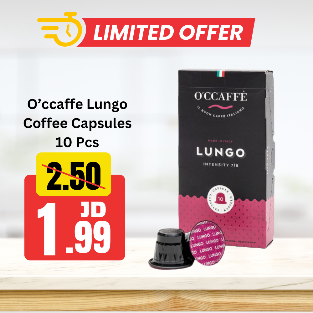 O’ccaffe Lungo Coffee Capsules 10 Pcs