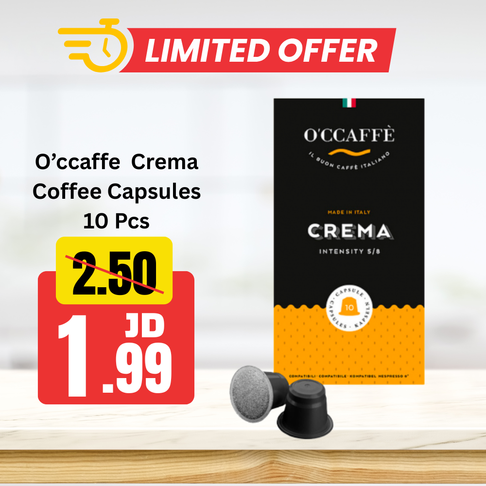 O’ccaffe  Crema Coffee Capsules 10 Pcs
